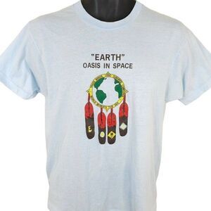 Vintage Boy Scouts T Shirt Mens Size Medium 90s 1990 Earth Oasis In Space